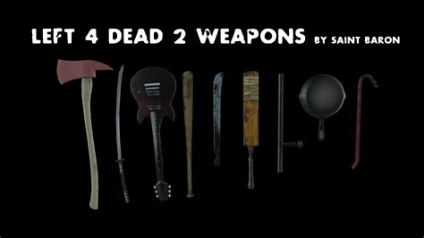 l4d2 melee weapons